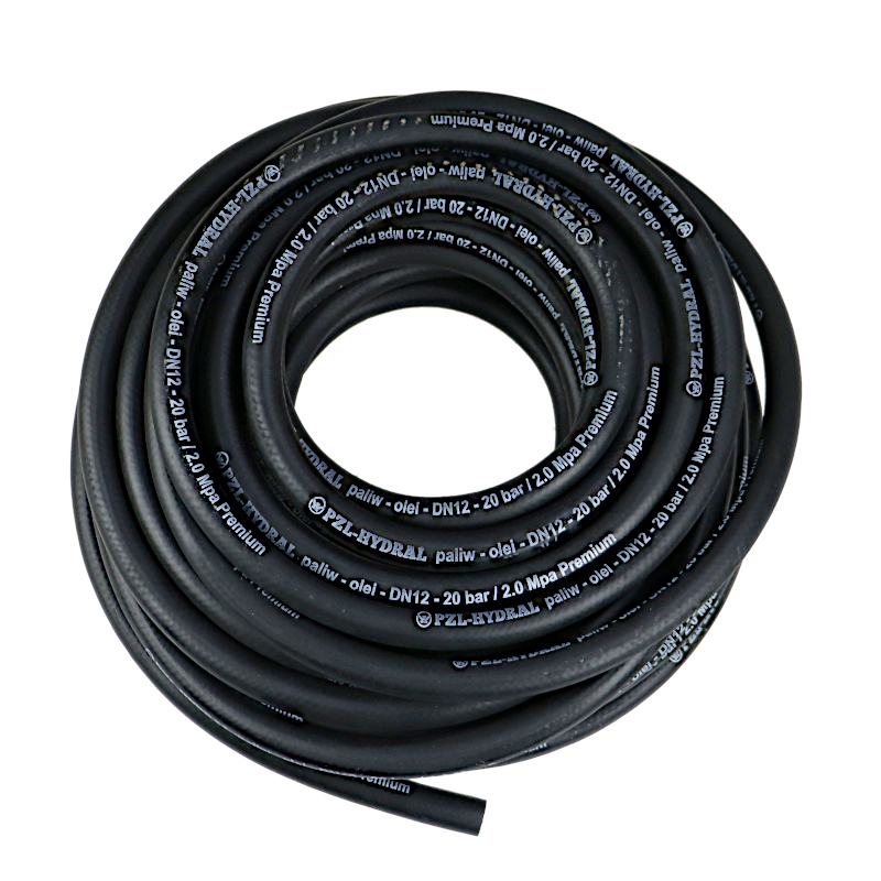 Wąż do paliw olei DN12 FI-12 20 bar 2.0 Mpa 20m Premium HYDRAL sprzedawany na metry
