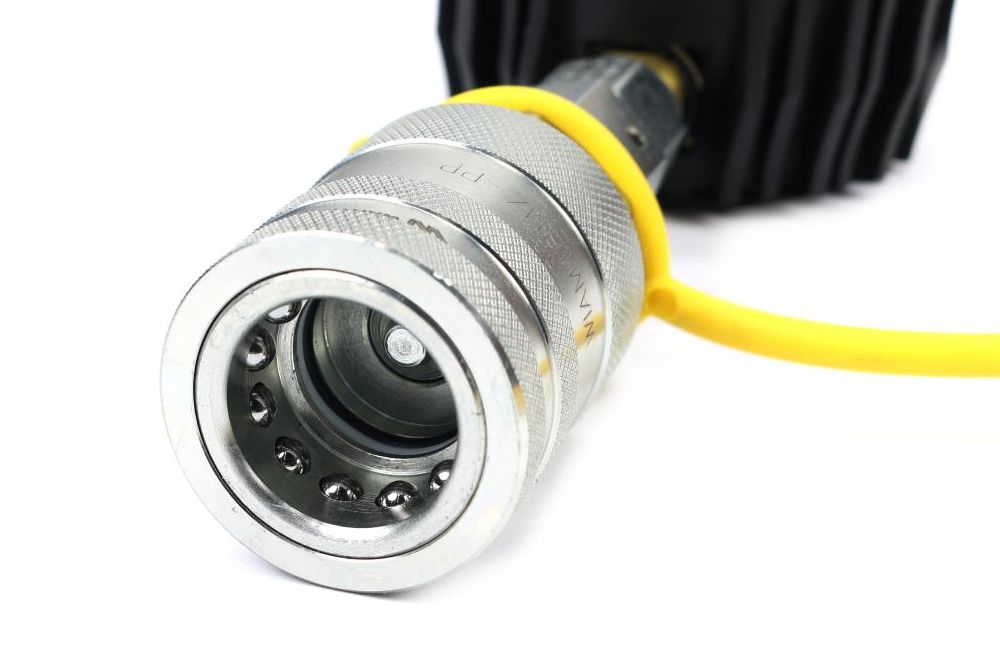 ZESTAW POMIAROWY CIŚNIENIA HYDRAULIKI Z MANOMETREM 160 BAR GNIAZDO EURO PUSH-PULL WARYŃSKI