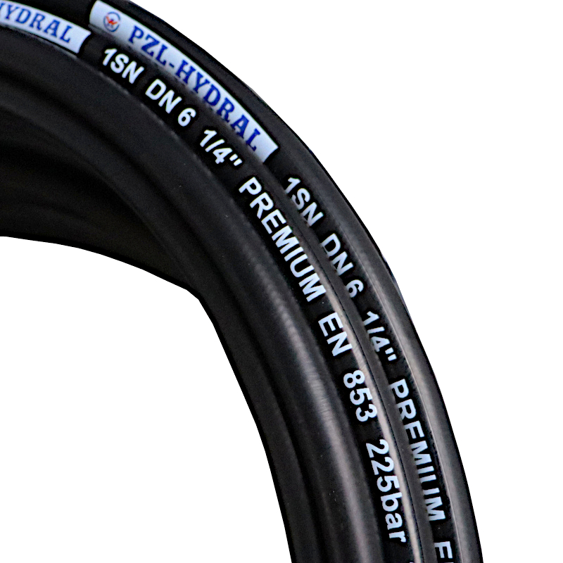 Wąż hydrauliczny do zakuwania DN06 1-oplotowy 225 Bar (sprzedawany po 100m) HYDRAL