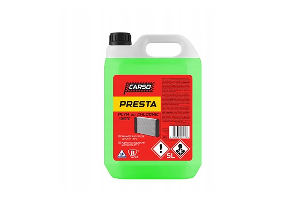 PŁYN DO CHŁODNIC K2 PRESTA  ZIELONY 5L -35*C  G11