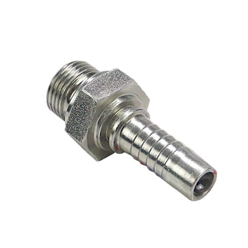 Końcówka prosta gwint zewnętrzny AGR DN13 1/2" BSP S27 duży sześciokąt BSP 6054.1300 HYDRAL