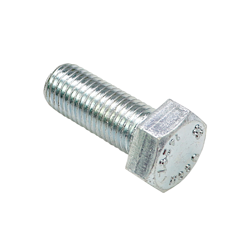 Śruba z łbem 6-kątnym pełny gwint M20x50 kl.8.8 DIN933 ocynk biały
