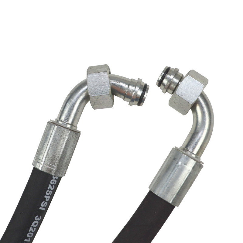 Przewód hydrauliczny DN16 250bar kolano DKOL 90 DN16 M27X1,5 18L / kolano DKOL 90 DN16 M27X1,5 18L, L-430mm DN10-2SN PZL-HYDRAL