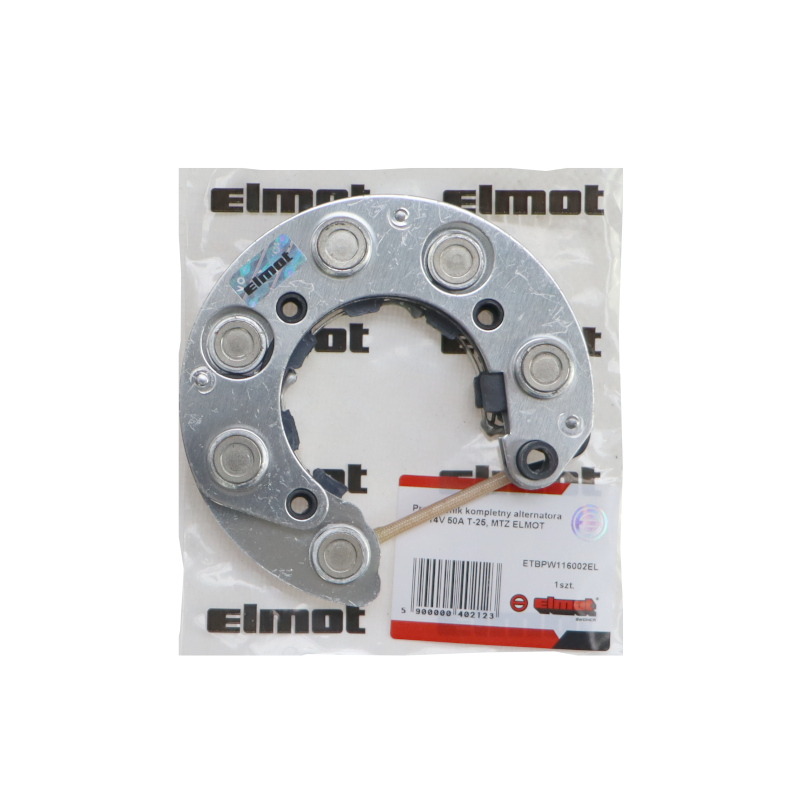 Prostownik kompletny alternatora 14V 50A do ciągnika T-25, MTZ