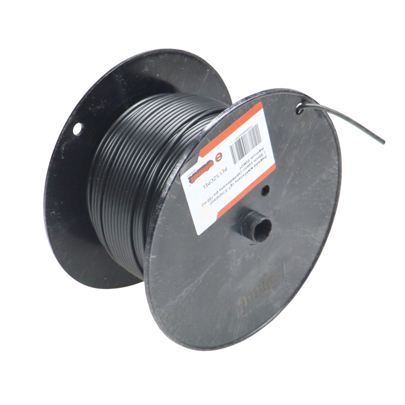 Przewód kabel elektryczny LgY-S instalacji 1,50mm czarny (sprzedawany po 100 m) Premium ELMOT