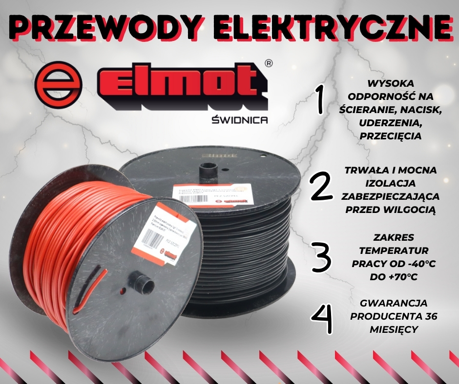 Przewód kabel elektryczny LgY-S instalacji 1,50mm niebieski (sprzedawany po 100 m) Premium ELMOT