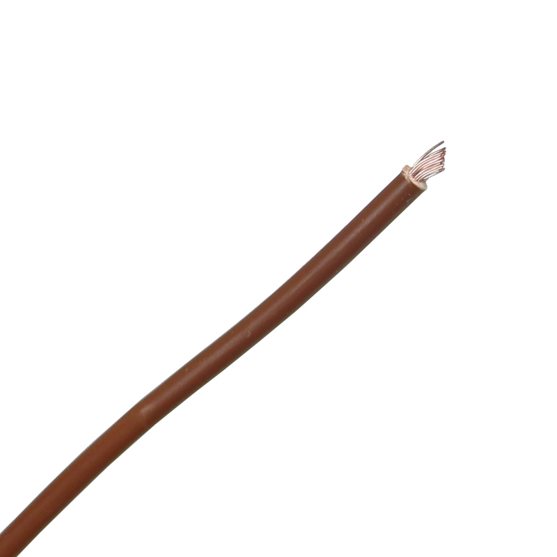 Przewód kabel elektryczny LgY-S instalacji 1,00mm brązowy (sprzedawany po 100 m) Premium ELMOT