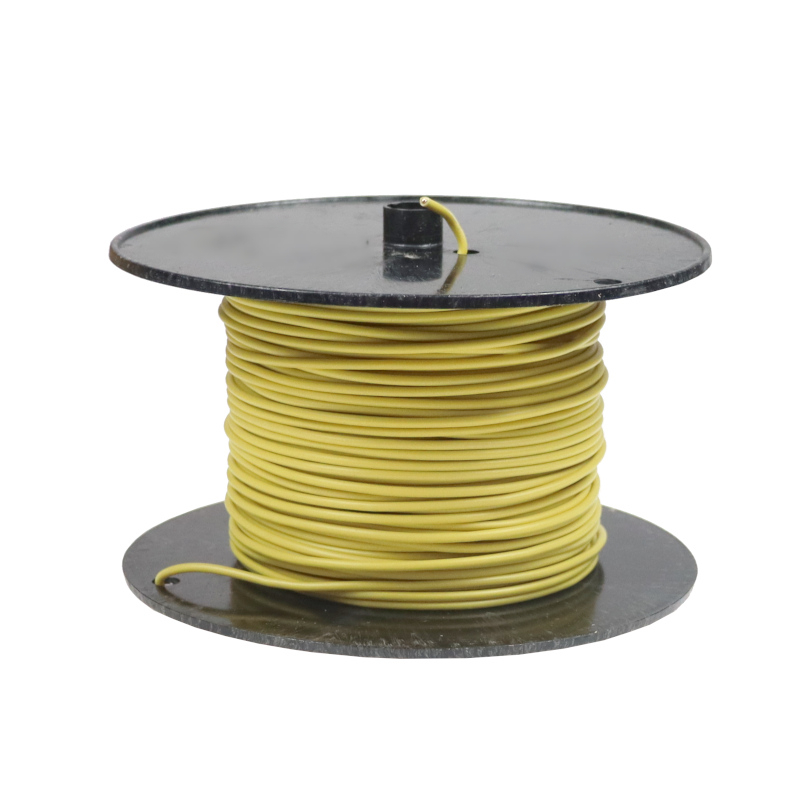 Przewód kabel elektryczny LgY-S instalacji 1,00mm żółty (sprzedawany po 100 m) Premium ELMOT