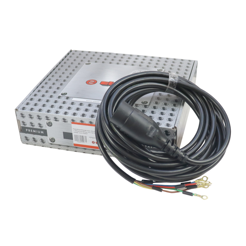 Przewód kabel podłączeniowy wtyczka 7 obtrysk konektory 7m 7 żył (W+KON) (kabel 1mm) ELMOT