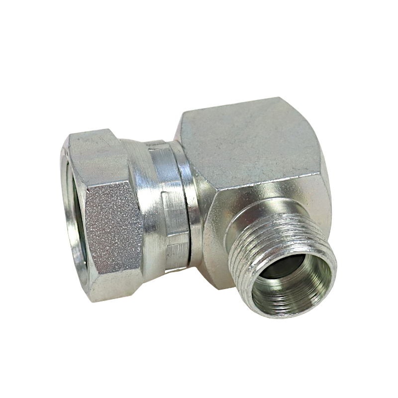 Złącze - złączka hydrauliczna - kolanko 90 AB M22x1,5 - M18x1,5 15L/12L stożek starego typu bez oringu