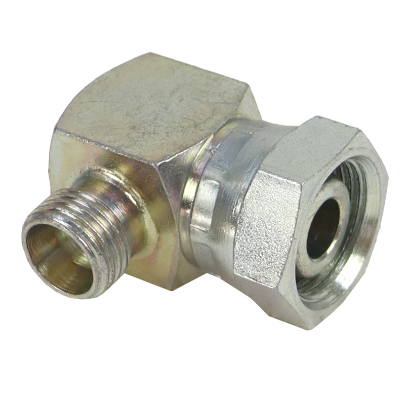 Złącze - złączka hydrauliczna - kolanko 90 AB M22x1,5 - M16x1,5 15L/10L