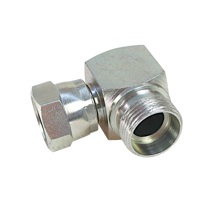 Złącze - złączka hydrauliczna - kolanko 90 AB M18x1,5 - M22x1,5 15L/12L stożek starego typu bez oringu