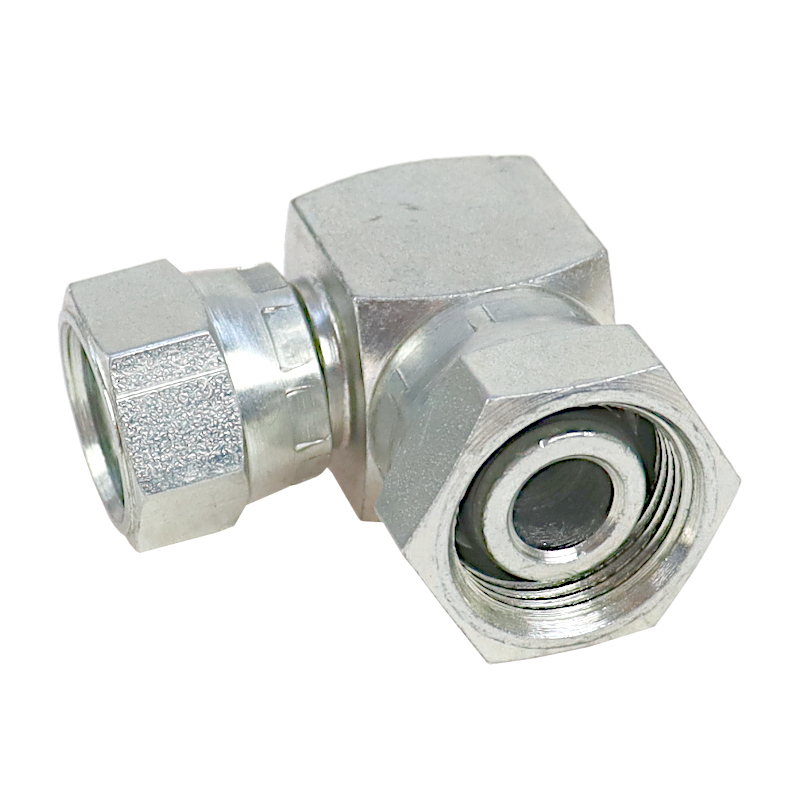 Złącze hydrauliczne - kolanko nakrętne 90 AA M22x1,5 - M18x1,5 15L/12L