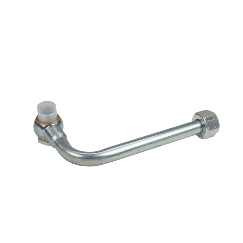 Rurka wygięta 90 stopni FI-15 z oczkiem 18mm długość 200mm HYDRAL