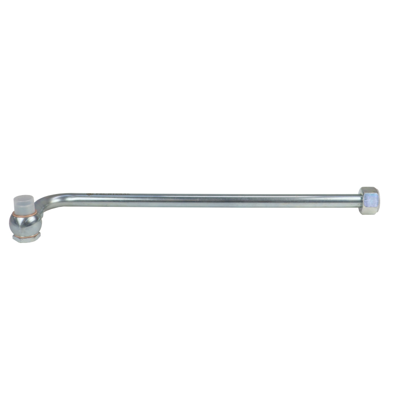 Rurka wygięta 90 stopni Fi-15 z oczkiem 18mm długość 400mm HYDRAL