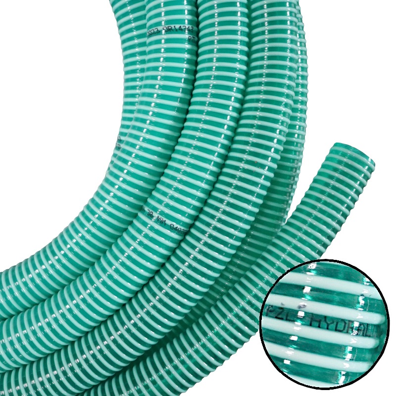 Wąż asenizacyjny PVC/PCV ssawno - tłoczący DN38 ( sprzedawany na krązki 30m ) PZL HYDRAL