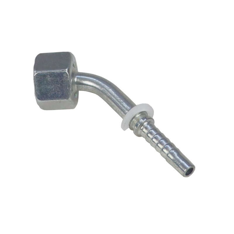 Końcówka zakucie metryczna kątowa gwint wewnętrzny DKOL 45 DN06 12L M18x1.5 Premium HYDRAL
