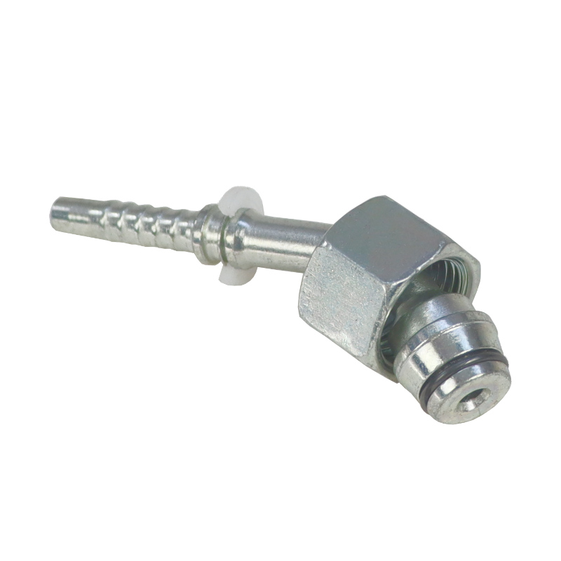 Końcówka zakucie metryczna kątowa gwint wewnętrzny DKOL 45 DN06 12L M18x1.5 Premium HYDRAL
