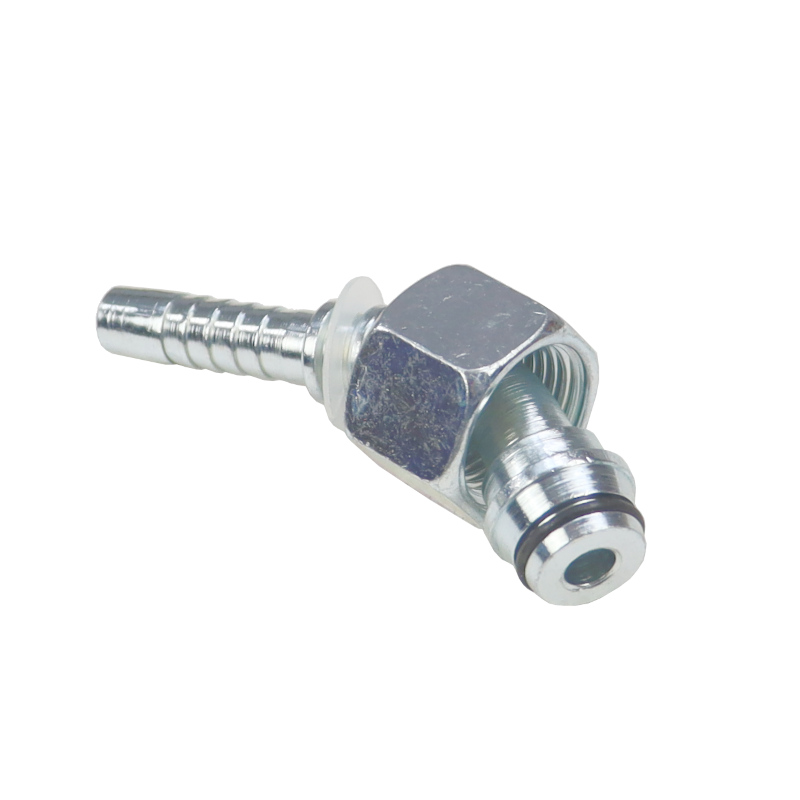 Końcówka zakucie metryczna kątowa gwint wewnętrzny DKOL 45 DN08 12L M18x1.5 Premium HYDRAL