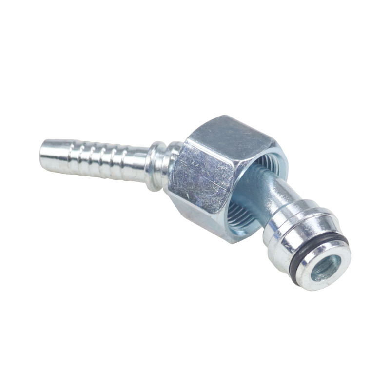 Końcówka zakucie metryczna kątowa gwint wewnętrzny DKOL 45 DN10 15L M22x1.5 HYDRAL
