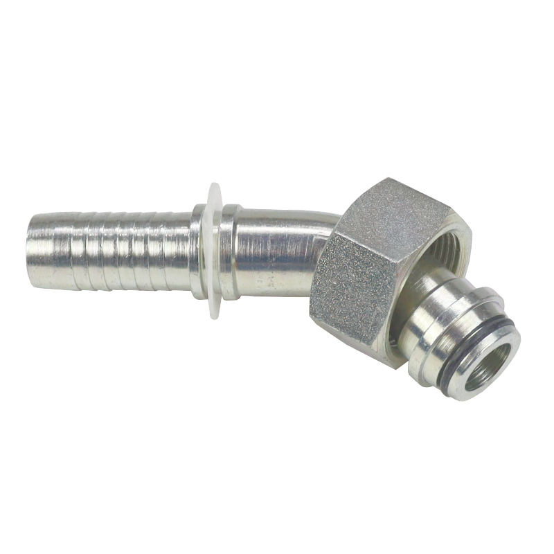 Końcówka zakucie metryczna kątowa gwint wewnętrzny DKOL 45 DN16 18L M27x1.5 Premium HYDRAL