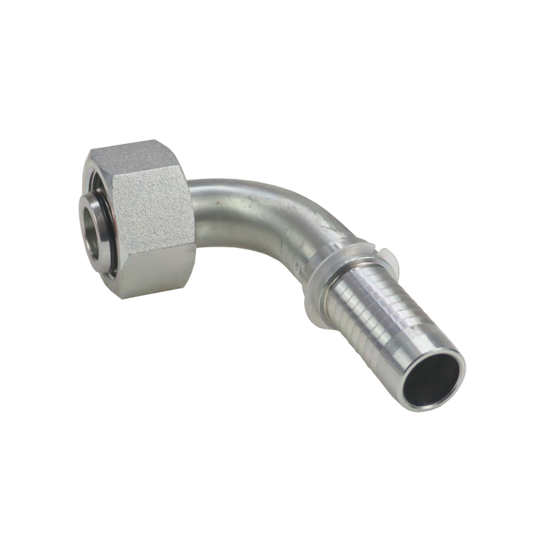 Końcówka zakucie hydrauliczne DKOS 90 DN25 30S M42x2 ciężka Premium HYDRAL