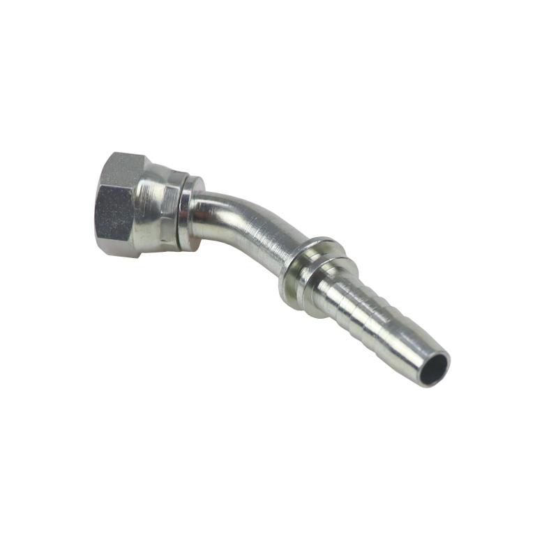 Końcówka zakucie metryczna kątowa gwint wewnętrzny DKOL 45 DN08 08L M14x1.5  HYDRAL