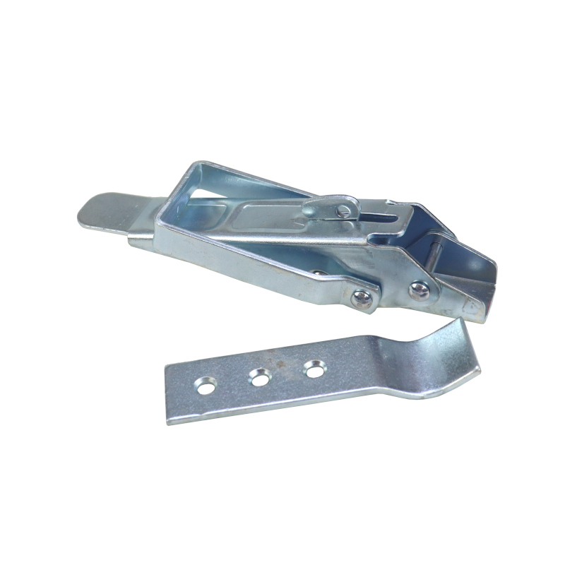Zamknięcie burtowe 310mmx30mm z zabezpieczeniem  mocowanie blacha