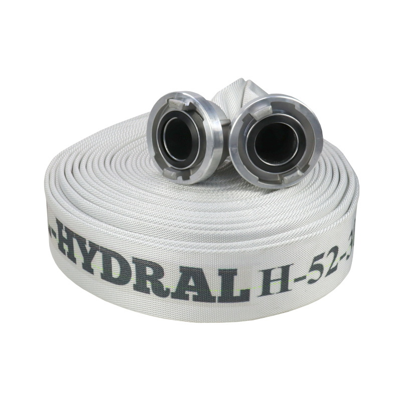 Wąż strażacki motopompy ppoż. z końcówkami storz kolor biały FI-52mm PZL HYDRAL