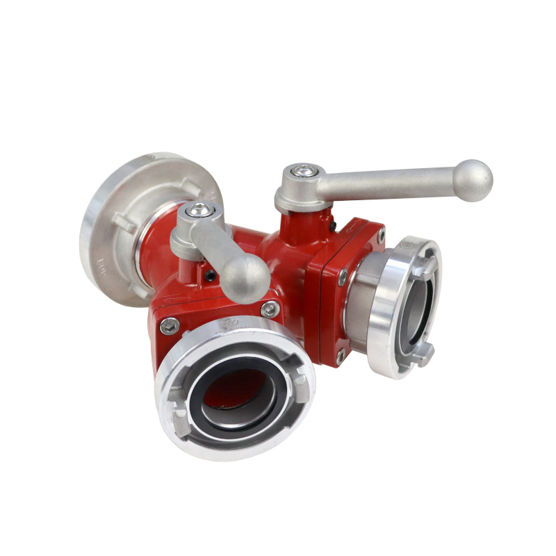 Rozdzielacz kulowy węży strażackich 75-52/52mm PZL HYDRAL