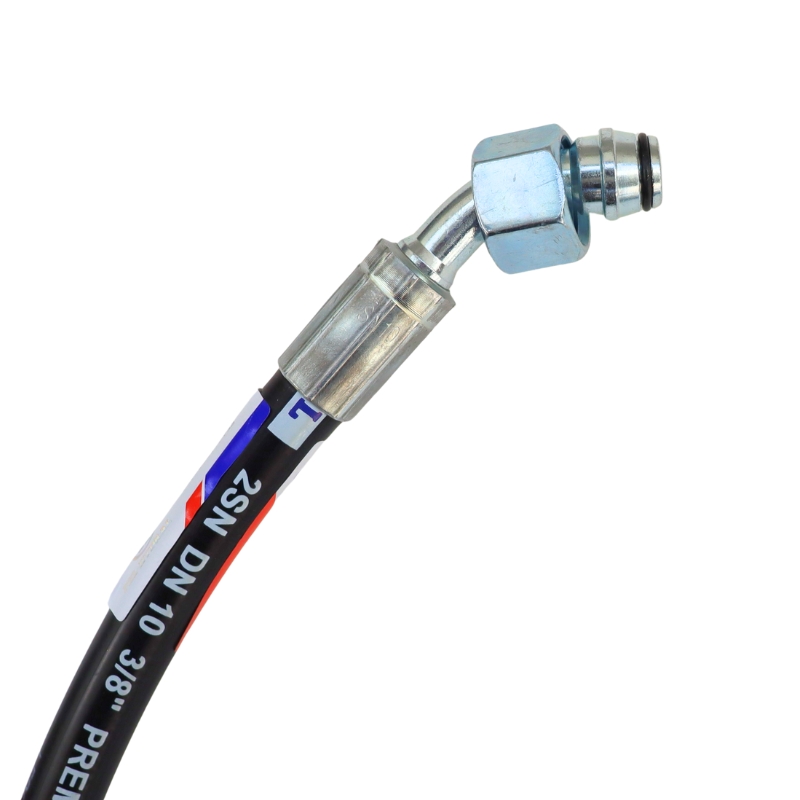 Przewód hydrauliczny DN10 330 bar kolano DKOL 45 DN13 M22X1.5 12L / oczko RNM P01 DN13 D16, L-520mm DN10-2SN PZL-HYDRAL