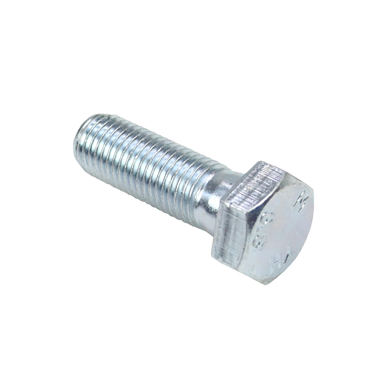 Śruba z łbem 6-kątnym niepełny gwint M16x50 kl.8.8 ocynk biały