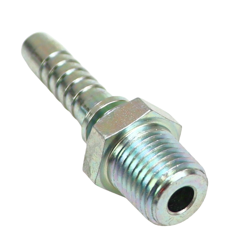Końcówka zakucie hydrauliczne AGN DN8 NPTF 1/4" gwint zewnętrzny Premium PZL HYDRAL