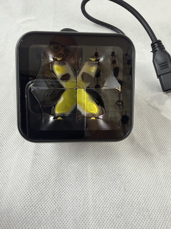 Lampa robocza LED kwadratowa 40W 4800 lm 12/24V 81×82,5×67,5 mm światło skupione Deutsch 4 LED