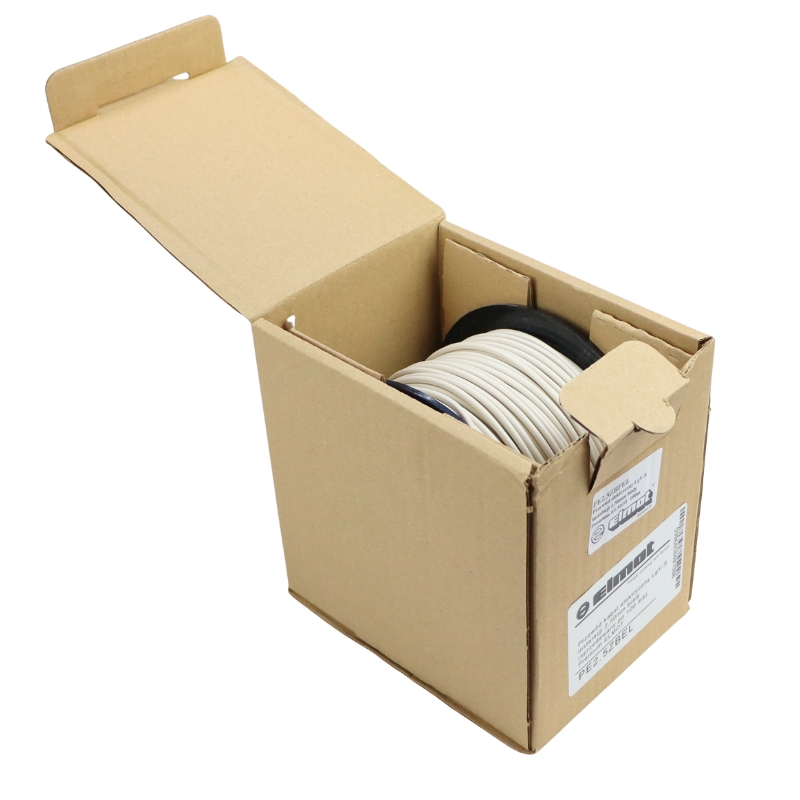 Przewód kabel elektryczny LgY-S instalacji 2,50mm biały (sprzedawany po 100 mb)  Premium ELMOT