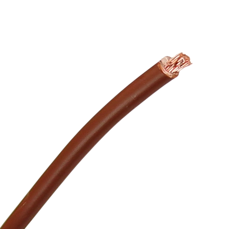 Przewód kabel elektryczny LgY-S instalacji 2,50mm brązowy (sprzedawany po 100 m) Premium ELMOT