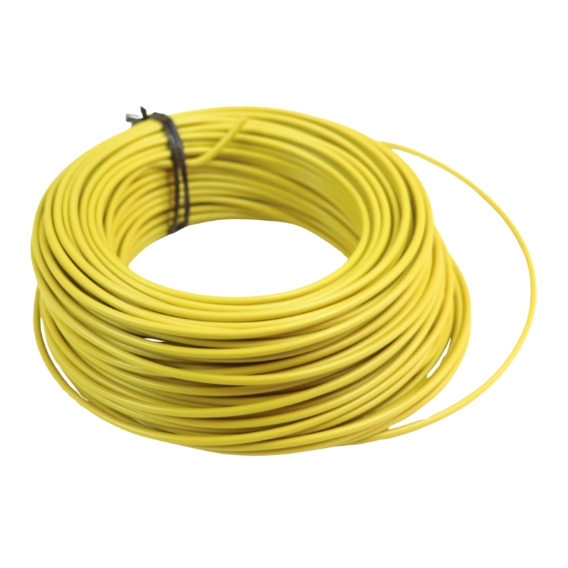 Przewód kabel  elektryczny LgY-S instalacji 4mm żółty (sprzedawany po 50 m) Premium ELMOT