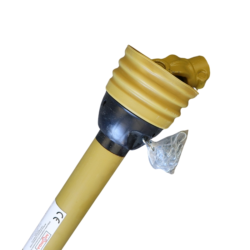 Wał przegubowy teleskopowy WOM z sprzęgłem przeciążeniowym Seria 46 rura trójkąt długość 1010/1210mm 460Nm powłoka rury teflon MORGA