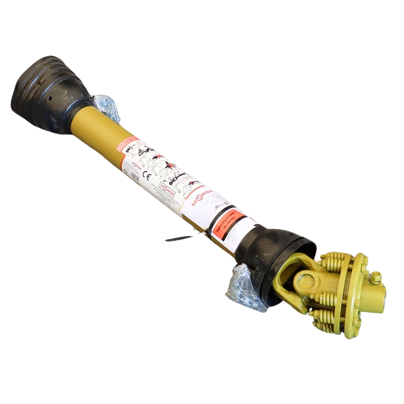 Wał przegubowy teleskopowy WOM z sprzęgłem ciernym Seria 117 rura gwiazda długość 1210/1410mm 620Nm powłoka rury teflon MORGA