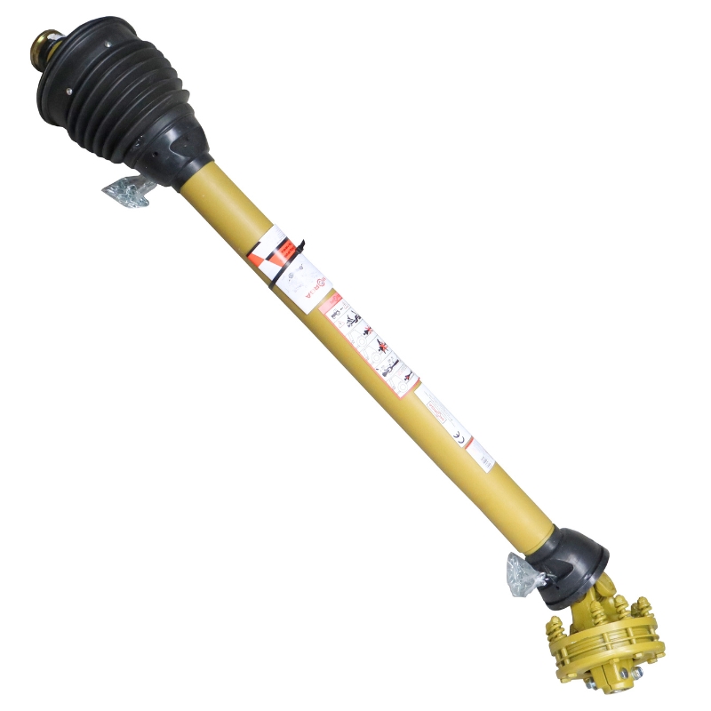 Wał przegubowy teleskopowy WOM szerokokątny ze sprzęgłem ciernym Seria 83 rura trójkąt długość 1310/1510mm 830Nm powłoka rury teflon MORGA