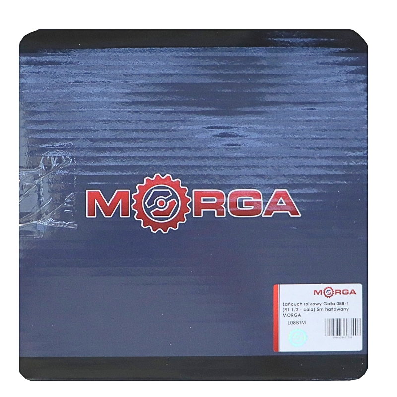 Łańcuch rolkowy Galla 08B-1 (R1 1/2 - cala) 5m hartowany MORGA
