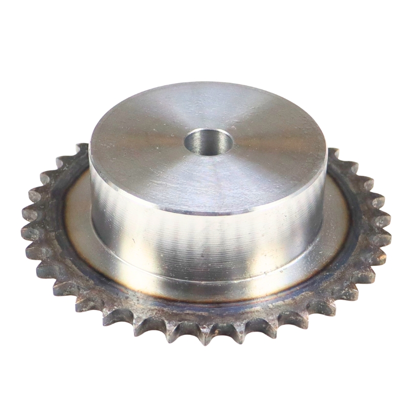 Koło zębate łańcuchowe hartowane z kołnierzem, piastą 06B-1 (R1 3/8) Z-36 średnica zewnętrzna 113 mm MORGA