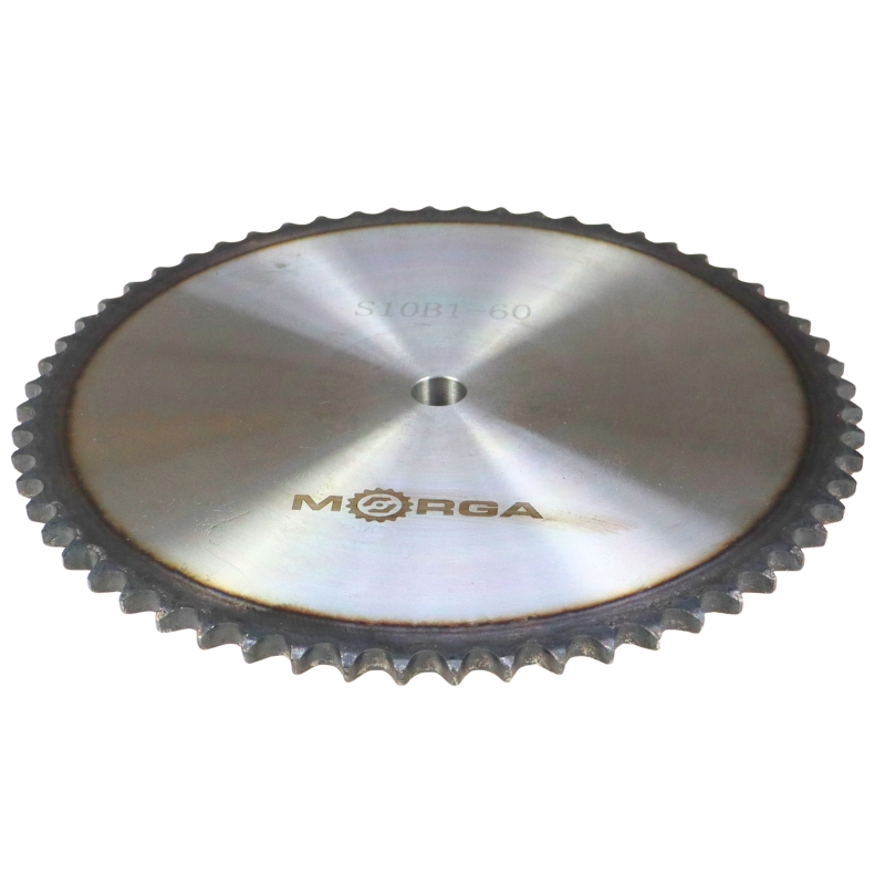 Koło zębate łańcuchowe hartowane z kołnierzem, piastą 10B-1 (R1 5/8) Z-60 średnica zewnętrzna - 310,8 mm MORGA