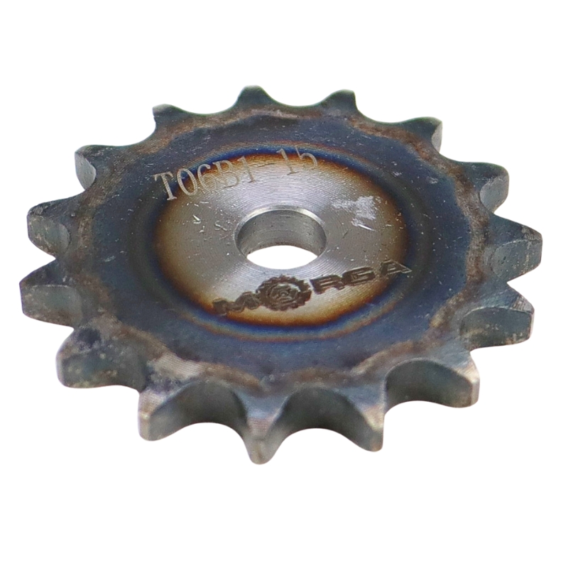 Koło zębate łańcuchowe hartowane tarcza 06B-1 (R1 3/8) Z-15 średnica zewnętrzna 49,5 mm MORGA
