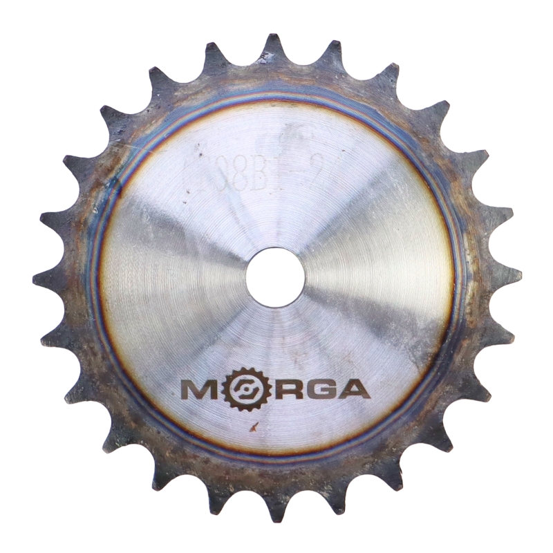 Koło zębate łańcuchowe hartowane tarcza 08B-1 (R1 1/2) Z-24 średnica zewnętrzna 102,1 mm MORGA