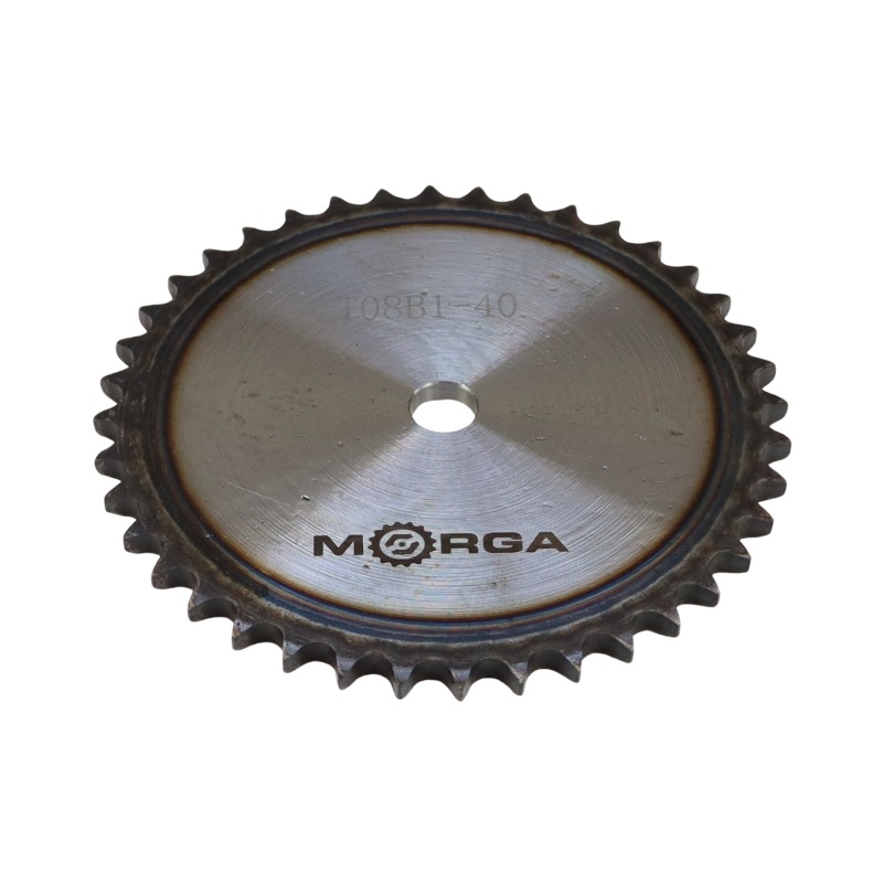 Koło zębate łańcuchowe hartowane tarcza 08B-1 (R1 1/2) Z-40 średnica zewnętrzna 166,7 mm MORGA