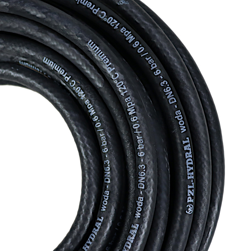 Wąż do układu chłodzenia i gorącej wody - DN6.3 - 6 bar / 0.6 Mpa 120C - Premium HYDRAL sprzedawany na metry