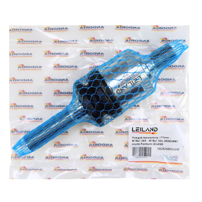 Przegub kierowniczy 177mm - M18x1,5KR - M18x1,5DŁ 3428268M1 ocynk Premium LEILAND