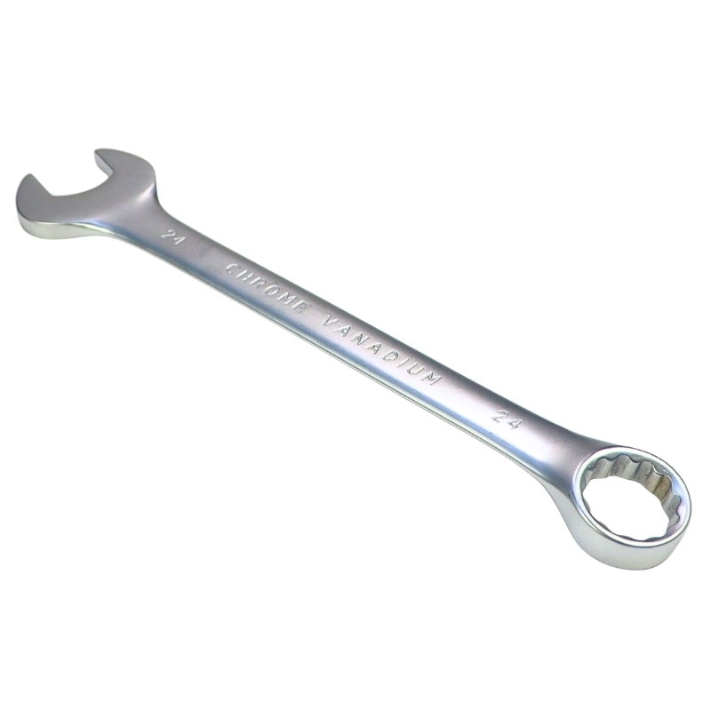 Klucz płasko oczkowy 24mm CR-V satynowy