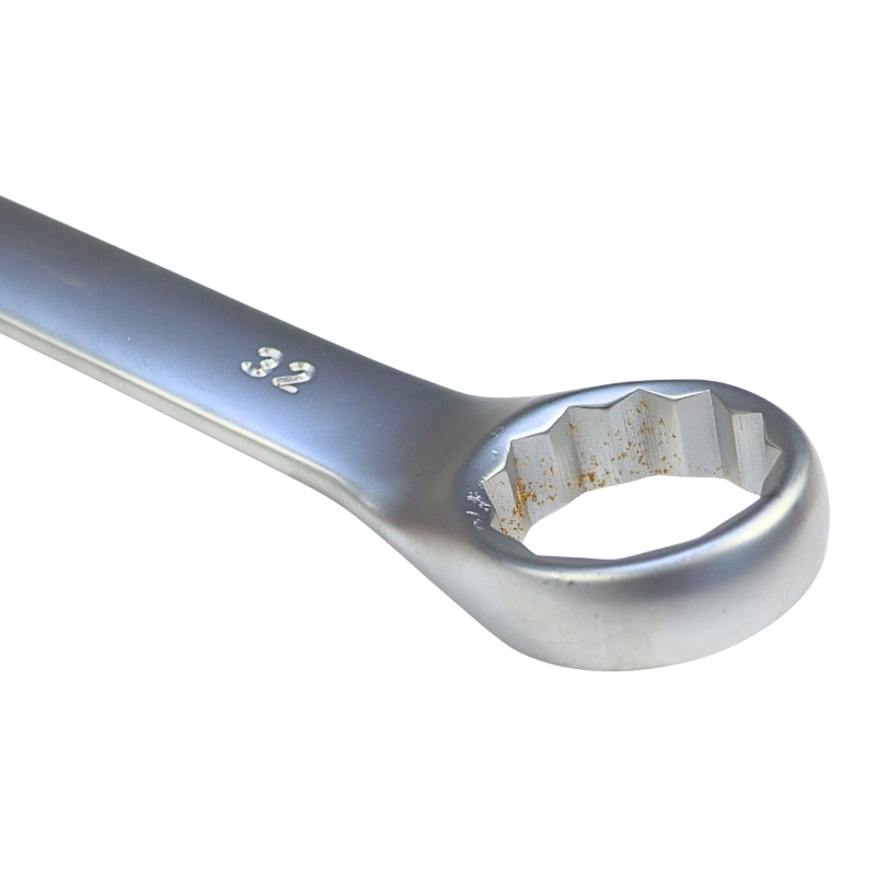 Klucz płasko oczkowy 32mm CR-V satynowy